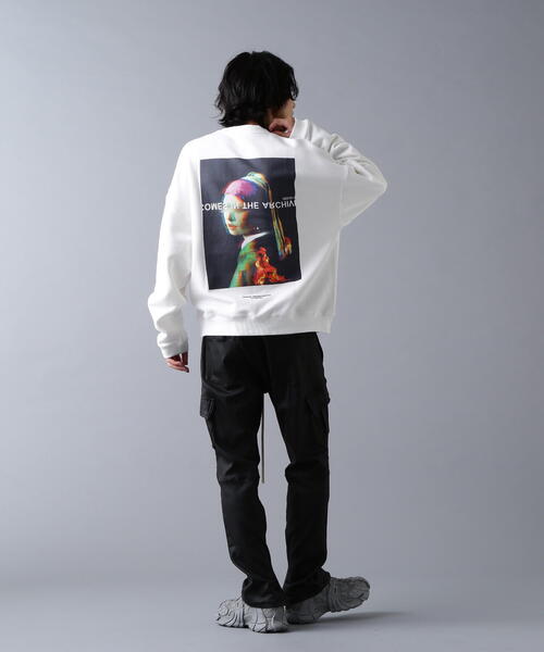 A4A（エーフォーエー）の「A4A/エーフォーエー/CREWNECK VERMEER（スウェット・レディース・ブラック/ホワイト・L/S/M）」の20枚目の写真