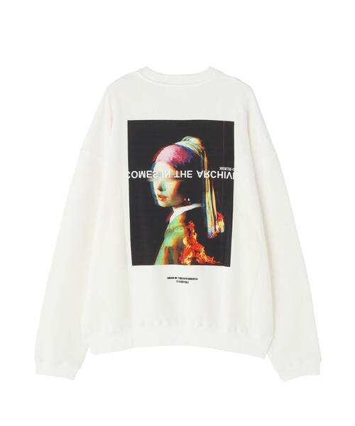 A4A（エーフォーエー）の「A4A/エーフォーエー/CREWNECK VERMEER（スウェット・レディース・ブラック/ホワイト・L/S/M）」の21枚目の写真
