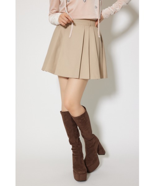 rienda(リエンダ)の「プリーツジャストウエストスカート 秋服 冬服(スカート・レディース・ベージュ/グレー/ブラック・SMALL/MEDIUM)」の17枚目の写真
