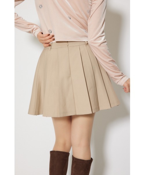 rienda（リエンダ）の「プリーツジャストウエストスカート 秋服 冬服