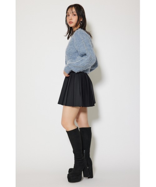 rienda(リエンダ)の「プリーツジャストウエストスカート 秋服 冬服(スカート・レディース・ベージュ/グレー/ブラック・SMALL/MEDIUM)」の5枚目の写真