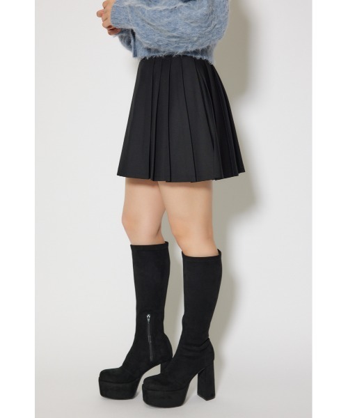 rienda(リエンダ)の「プリーツジャストウエストスカート 秋服 冬服(スカート・レディース・ベージュ/グレー/ブラック・SMALL/MEDIUM)」の8枚目の写真