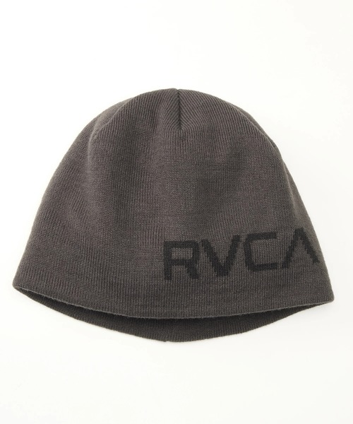 RVCA（ルーカ）の「RVCA メンズ BIG RVCA SINGLE BEANIE ビーニー 【2025年秋冬モデル】 @autumn/ルーカニットキャップ・ビーニー（ニットキャップ/ビーニー・メンズ・ブラック系その他/ブラック/ホワイト・FREE）」の3枚目の写真