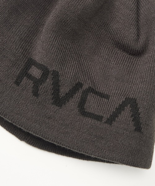 RVCA（ルーカ）の「RVCA メンズ BIG RVCA SINGLE BEANIE ビーニー 【2025年秋冬モデル】 @autumn/ルーカニットキャップ・ビーニー（ニットキャップ/ビーニー・メンズ・ブラック系その他/ブラック/ホワイト・FREE）」の11枚目の写真