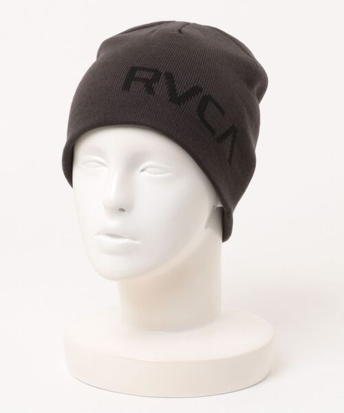 RVCA（ルーカ）の「RVCA メンズ BIG RVCA SINGLE BEANIE ビーニー 【2025年秋冬モデル】 @autumn/ルーカニットキャップ・ビーニー（ニットキャップ/ビーニー・メンズ・ブラック系その他/ブラック/ホワイト・FREE）」の10枚目の写真