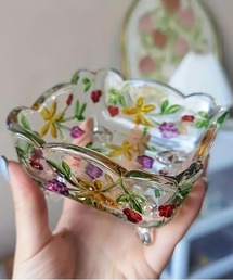 Port（ポート）の「【 Port / ポート 】 フラワー ガラス トレイ #（インテリア雑貨）」