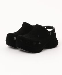 crocs(クロックス)のcrocs クロックス BAE VELVET CLOG W ベイベルベットクロッグ 211919-001 BLACK(サンダル)