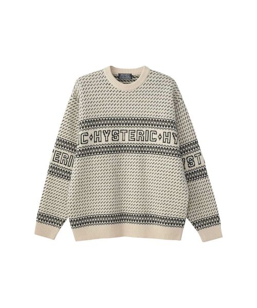 HYSTERIC LOGOジャカード セーター（ニット/セーター）｜HYSTERIC