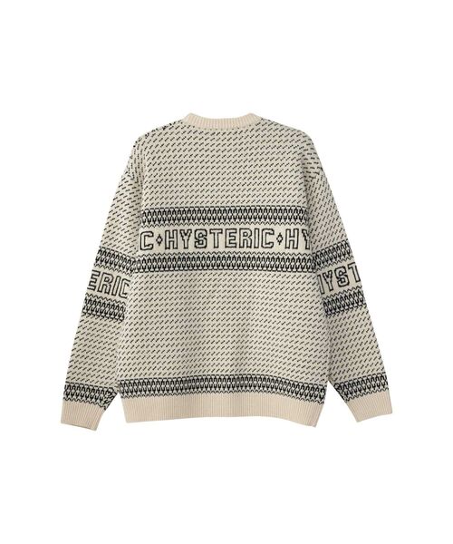 HYSTERIC LOGOジャカード セーター（ニット/セーター）｜HYSTERIC