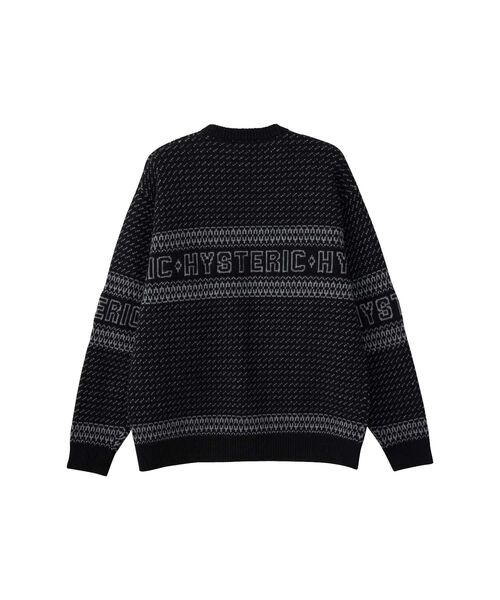 HYSTERIC LOGOジャカード セーター（ニット/セーター）｜HYSTERIC