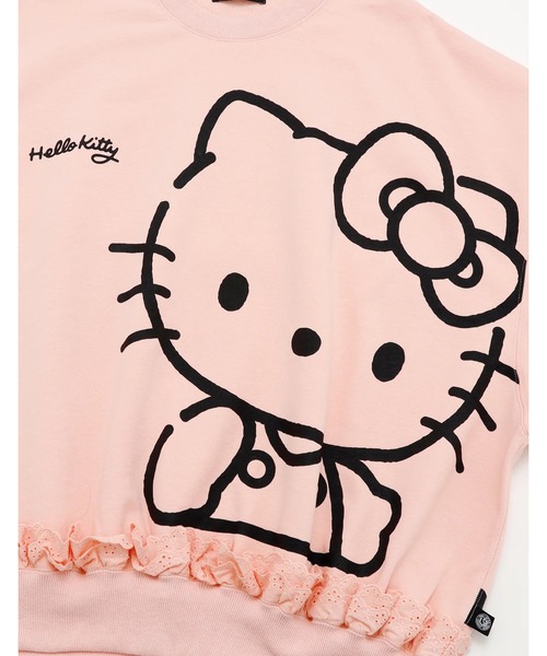 Little sunny bite(リトルサニーバイト)の「【Little sunny bite】hello kitty x little sunny bite sweat top(スウェット・レディース・ホワイト/ピンク/ブラック・MEDIUM)」の21枚目の写真