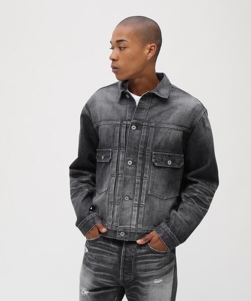 AVIREX TFQP セカンドデニム AVIREX（アヴィレックス）の「《TFQP》DENIM JACKET TYPE-2nd BLACK