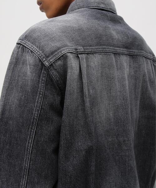 AVIREX（アヴィレックス）の「《TFQP》DENIM JACKET TYPE-2nd BLACK USED / デニムジャケット タイプセカンド ブラックユーズド / AVIREX / アヴィレックス（デニムジャケット・メンズ・ブラック・38/40/42/44）」の8枚目の写真