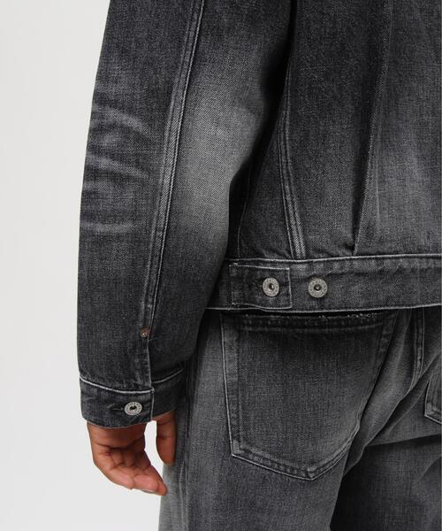 AVIREX（アヴィレックス）の「《TFQP》DENIM JACKET TYPE-2nd BLACK USED / デニムジャケット タイプセカンド ブラックユーズド / AVIREX / アヴィレックス（デニムジャケット・メンズ・ブラック・38/40/42/44）」の7枚目の写真