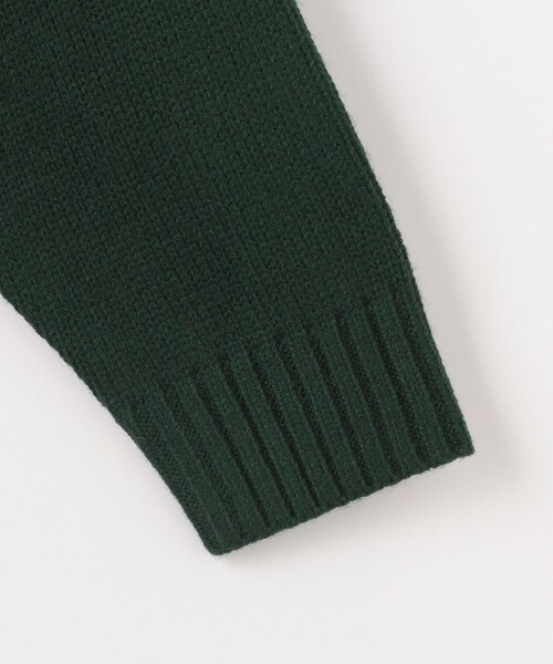 A DAY IN THE LIFE UNITED ARROWS（アデイインザライフユナイテッドアローズ）の「フェイクレイヤード クルーネックニット -ハンドウォッシャブル- ＜A DAY IN THE LIFE＞（ニット/セーター・メンズ・ダークグリーン/ブラック/モカ・M/L/S）」の6枚目の写真