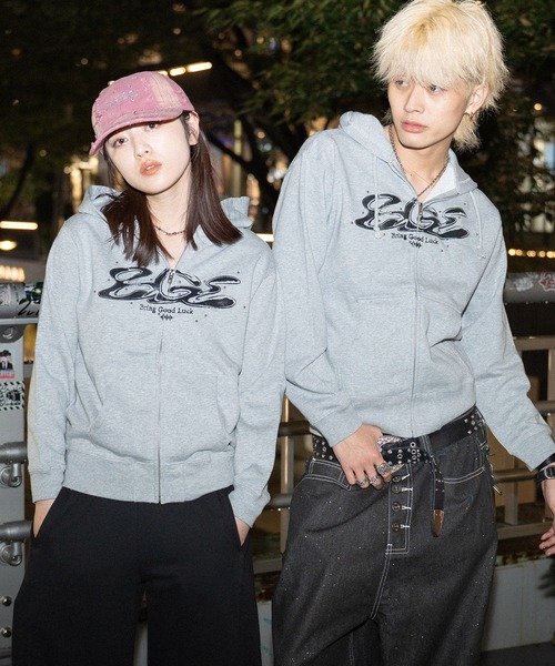 CRACK LOGO ZIP PARKA（パーカー）｜BGL（ビージーエル）の