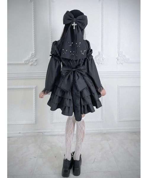 Jamie エーエヌケー（ジェイミーエーエヌケー）の「ネコのしっぽお姫様ブラウス（シャツ/ブラウス・レディース・ピンク/ブラック・M）」の14枚目の写真