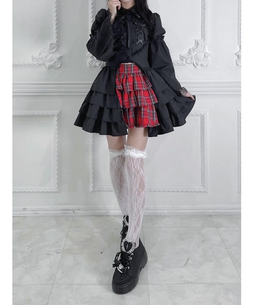 Jamie エーエヌケー（ジェイミーエーエヌケー）の「ネコのしっぽお姫様ブラウス（シャツ/ブラウス・レディース・ピンク/ブラック・M）」の9枚目の写真