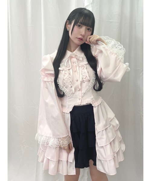 Jamie エーエヌケー（ジェイミーエーエヌケー）の「ネコのしっぽお姫様ブラウス（シャツ/ブラウス・レディース・ピンク/ブラック・M）」の17枚目の写真