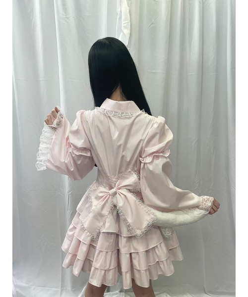Jamie エーエヌケー（ジェイミーエーエヌケー）の「ネコのしっぽお姫様ブラウス（シャツ/ブラウス・レディース・ピンク/ブラック・M）」の18枚目の写真