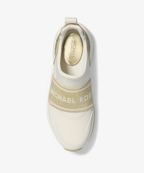 MICHAEL KORS(マイケルコース)の「OLYMPIA メタリック スキューバ スリッポン スニーカー(スリッポン・レディース・ゴールド系・8/7.5/7/6.5/6/5.5)」の5枚目の写真