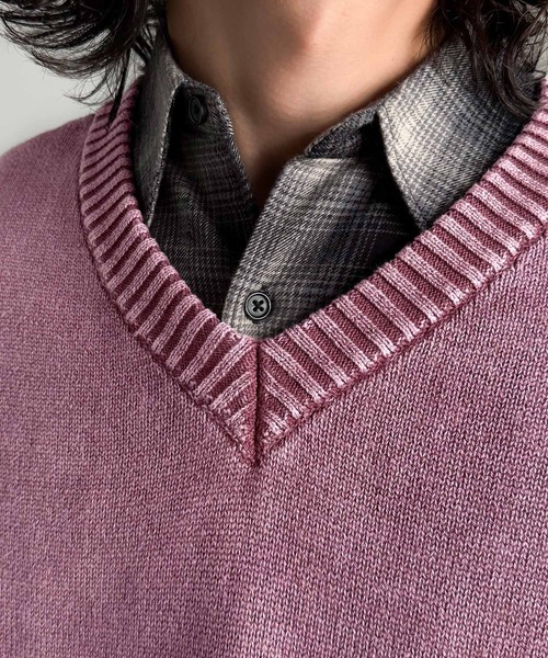 セール】「垢抜け確定。」綿100％刺繍入りピグメント加工オーバー