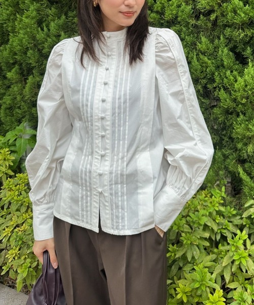 Pintuck blouse（ピンタックブラウス）（シャツ/ブラウス）｜YOOU