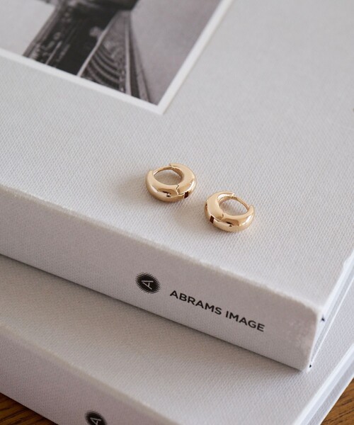 green label relaxing（グリーンレーベルリラクシング）の「【WEB限定】プチ クリップフープ ピアス（ピアス（両耳用）・レディース・シルバー/ゴールド・FREE）」の3枚目の写真