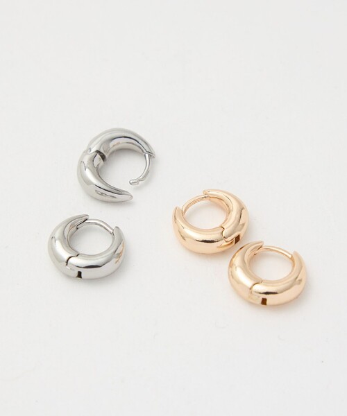green label relaxing（グリーンレーベルリラクシング）の「【WEB限定】プチ クリップフープ ピアス（ピアス（両耳用）・レディース・シルバー/ゴールド・FREE）」の16枚目の写真