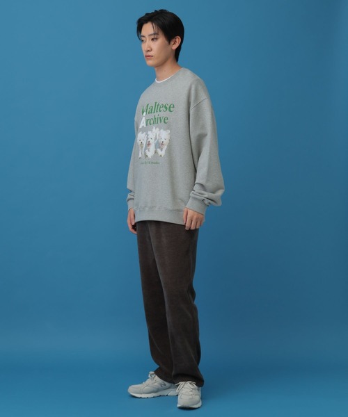 WaiKei(ワイケイ)の「【UNISEX】Wai Kei/Amaltese プルオーバー(ウラケ)(スウェット・レディース・アイボリー/ネイビー/グレー・LARGE/MEDIUM)」の15枚目の写真