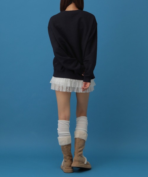 WaiKei(ワイケイ)の「【UNISEX】Wai Kei/Amaltese プルオーバー(ウラケ)(スウェット・レディース・アイボリー/ネイビー/グレー・LARGE/MEDIUM)」の6枚目の写真