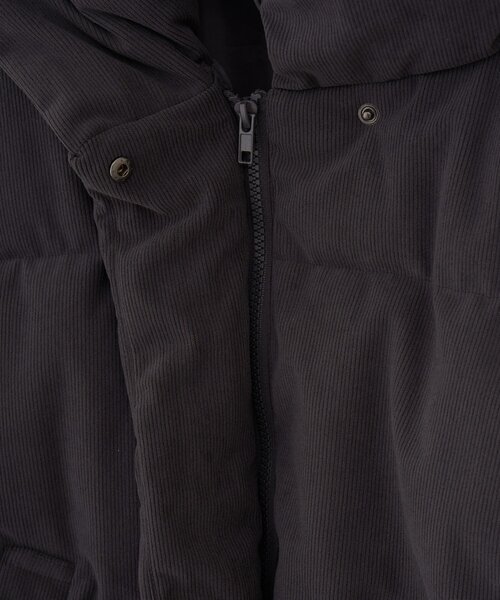 DISCOAT（ディスコート）の「【WEB限定】コーデュロイフェイクダウンブルゾン（ダウンジャケット/コート・レディース・チャコールグレー/ブラック/ライトベージュ・FREE）」の19枚目の写真