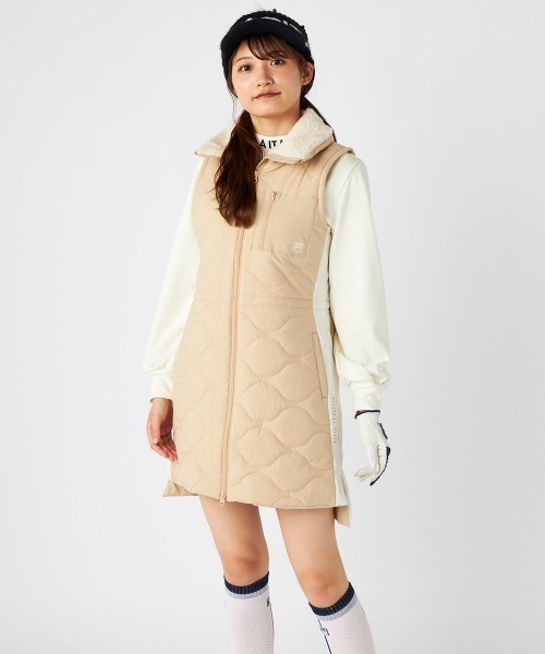 FILA GOLF:フィラゴルフ】レディース中綿ワンピース ゴルフ 撥水加工