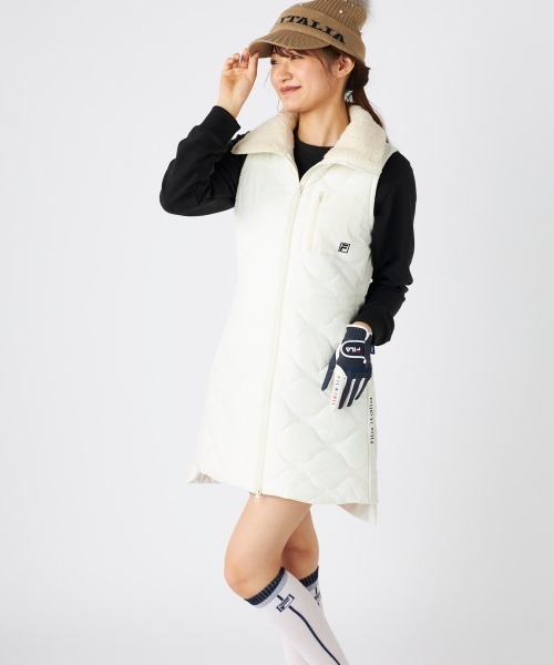 FILA GOLF:フィラゴルフ】レディース中綿ワンピース ゴルフ 撥水加工
