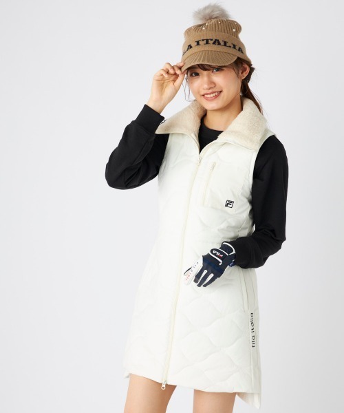 FILA GOLF:フィラゴルフ】レディース中綿ワンピース ゴルフ 撥水加工