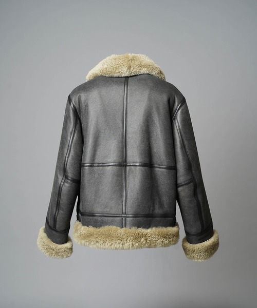 UNISEX》B-3 Real Mouton Jacket/B-3リアルムートンジャケット【MAISON