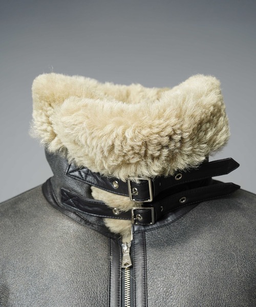 UNISEX》B-3 Real Mouton Jacket/B-3リアルムートンジャケット【MAISON