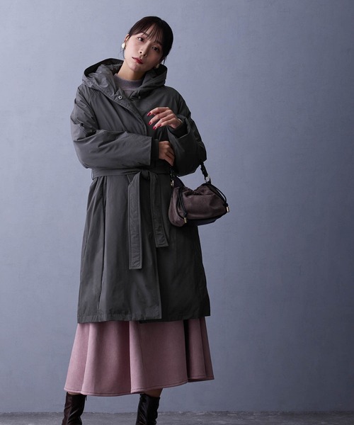 追加値下げ⬇️◎1万円値下げ 冬コーデ大出品 コート、ダウン、セーター セール】ダウンフードコート（ダウンジャケット/コート）｜NICOLE