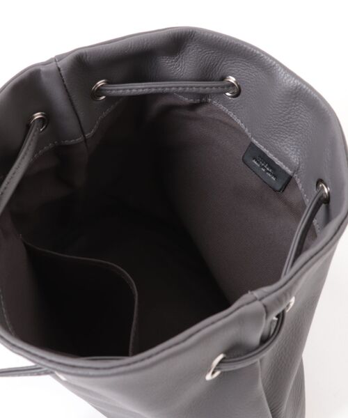 TIDEWAY(タイドウェイ)の「【TIDEWAY】SHEETS 巾着SHOULDER T3182(ショルダーバッグ・レディース・ブラック/グレイッシュベージュ/ダークグレー・FREE)」の15枚目の写真