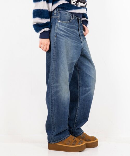 HYSTERIC GLAMOUR（ヒステリックグラマー）の「イージーデニムパンツ（デニムパンツ・レディース・ブラック/ライトインディゴブルー・SMALL/MEDIUM）」の7枚目の写真