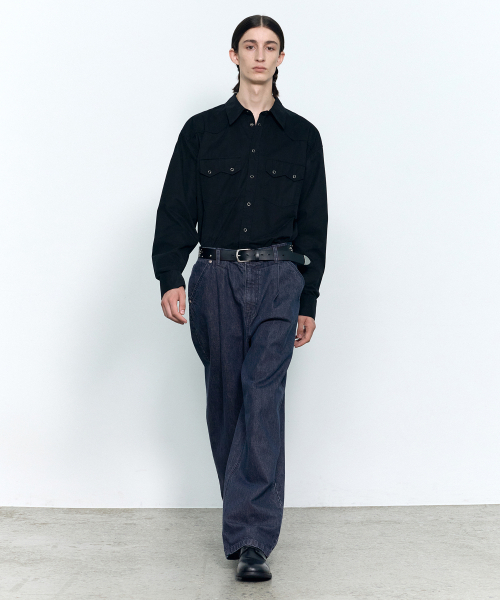 INSILENCE（インサイロンス）の「CALIK ネイチャーウォッシュドデニムパンツ MID BLUE（デニムパンツ・レディース・その他・SMALL/MEDIUM/LARGE）」の5枚目の写真