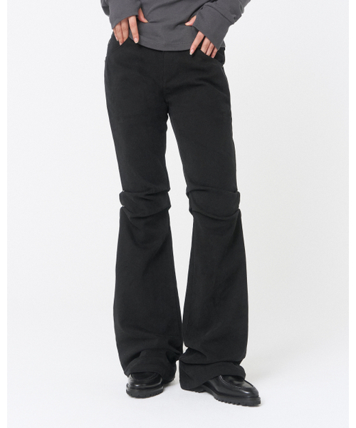Miseki SEOUL(ミセキソウル)の「Shifted snap pants BLACK(その他パンツ・レディース・その他・1/2)」の1枚目の写真