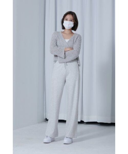 MUSINSA STANDARD WOMAN(ムシンサスタンダードウーマン)の「ウーマンズフラットテリーワイドラウンジスウェットパンツ【ミディアムグレー】(スウェットパンツ・レディース・その他・SMALL/MEDIUM/LARGE/X-SMALL)」の17枚目の写真