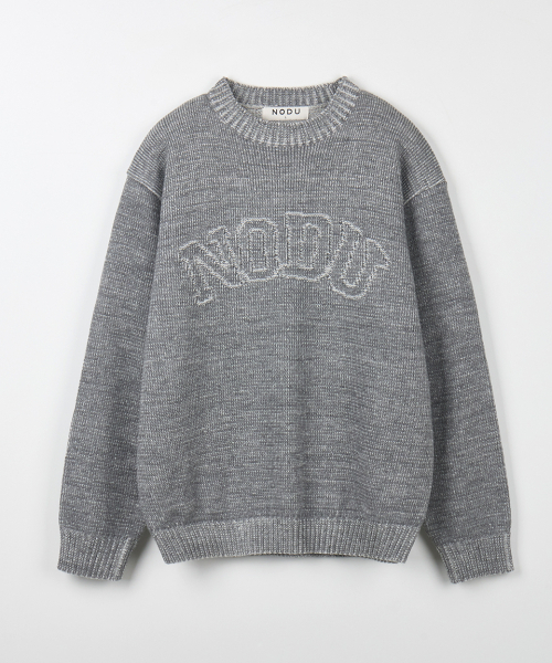 NODU（ノードユー）の「ロゴリングラウンドニット[グレー]（ニット/セーター・メンズ・その他・MEDIUM/LARGE）」の6枚目の写真