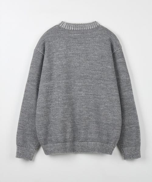 NODU（ノードユー）の「ロゴリングラウンドニット[グレー]（ニット/セーター・メンズ・その他・MEDIUM/LARGE）」の7枚目の写真