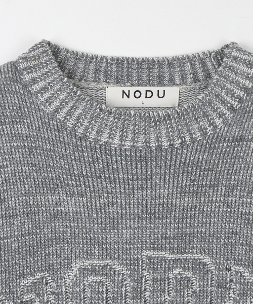 NODU（ノードユー）の「ロゴリングラウンドニット[グレー]（ニット/セーター・メンズ・その他・MEDIUM/LARGE）」の8枚目の写真