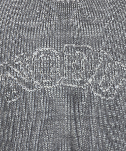 NODU（ノードユー）の「ロゴリングラウンドニット[グレー]（ニット/セーター・メンズ・その他・MEDIUM/LARGE）」の9枚目の写真
