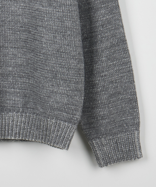 NODU（ノードユー）の「ロゴリングラウンドニット[グレー]（ニット/セーター・メンズ・その他・MEDIUM/LARGE）」の11枚目の写真