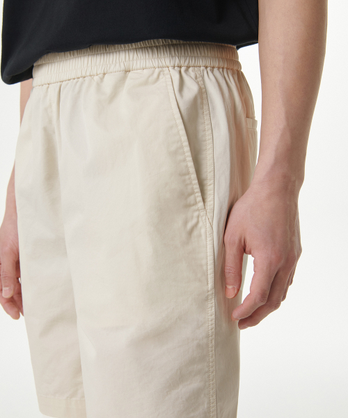 MUSINSA STANDARD（ムシンサスタンダード）の「コットンバンディングショーツ[クリーム]（その他パンツ・メンズ・その他・26/28/30/32/34/36/38）」の5枚目の写真