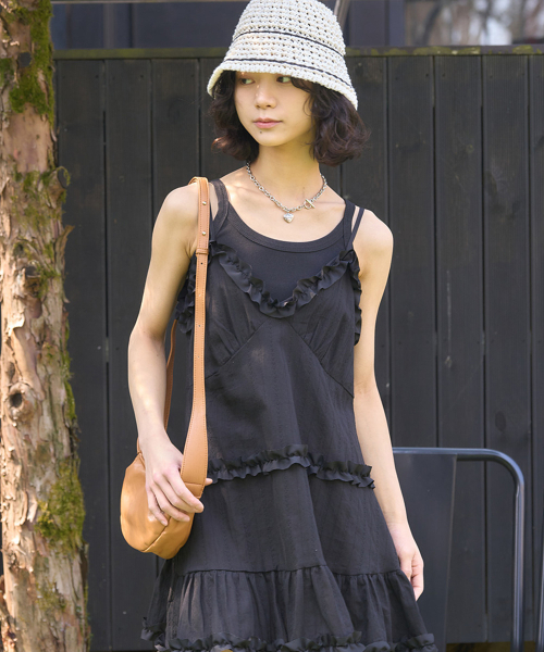 THE GREEN LAB（ザグリーンラボ）の「エッセンシャルリブスリーブレストップ [ブラック]（Tシャツ/カットソー・レディース・その他・FREE）」の6枚目の写真